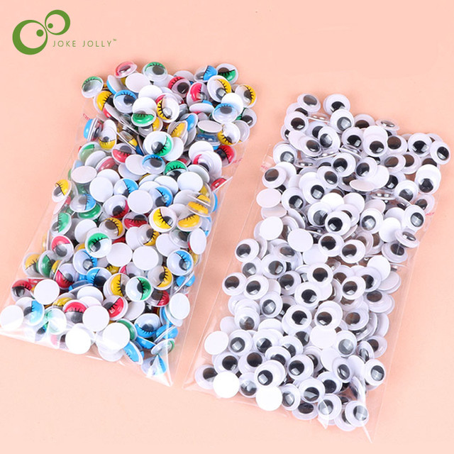 100pcs/200pcs Self-adhesive Googly Wiggle Eyes for DIY Scrapbooking Crafts  Projects DIY Dolls Accessories Eyes Handmade Toys GYH - AliExpress